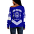 Zeta Phi Beta Off Shoulder Sweatshirt Crest Greek Life