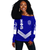 Zeta Phi Beta Off Shoulder Sweatshirt Crest Greek Life