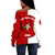 Order of the Eastern Star Off Shoulder Sweatshirt Half Circle