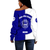Zeta Phi Beta Off Shoulder Sweatshirt Half Circle