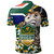 South Africa Polo Shirt Custom SA Rugby Springboks Pride 2023 Hexagon Jersey
