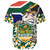 South Africa Baseball Shirt Custom SA Rugby Springboks Pride 2023 Hexagon Jersey