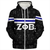 Zeta Phi Beta Sherpa Hoodie Alphabet Style