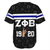 Zeta Phi Beta Baseball Shirt Alphabet Style