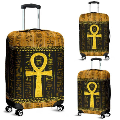 Pattern Print Egyptian Luggage Cover Protector