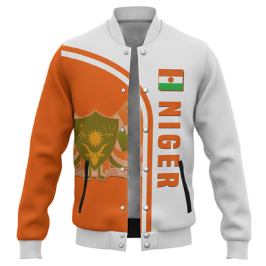 Nigeria Coat Of Arms Sporty Style Baseball Jacket LT15
