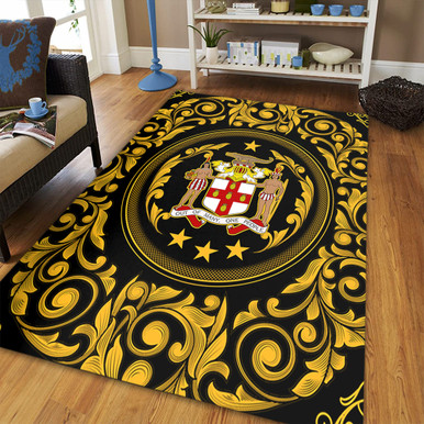Jamaica Reggae Rasta Round Rug main image 1