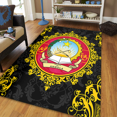 Real Aangola Rug Angola Area Rug Floral Frame