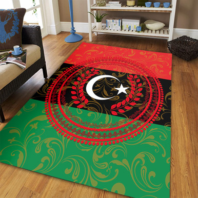 Liyba Rug Libya Area Rug Pan Africa With Coat Of Arms