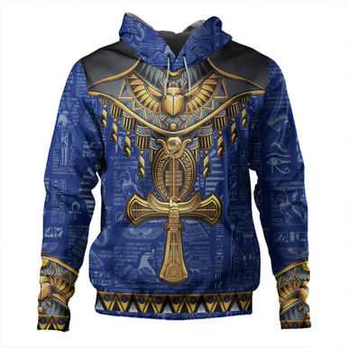 The Ankh Egyptian Hieroglyphs Off Shoulder Sweater LT9