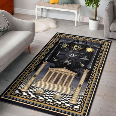Prince Hall Freemasonry Area Rug Ritual Supplies Masonic