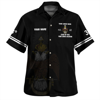 Hawaii Scottish Rite Prince Hall Scottish Rite Hawaiian Shirt Custom 33rd Degrees Simple Style