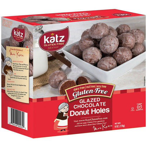 Katz Gluten Free Glazed Chocolate Donut Holes (FROZEN)