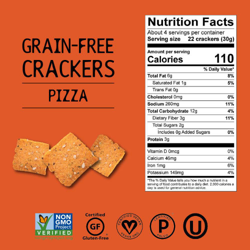 Hu Gluten-Free Grain-Free Pizza Crackers