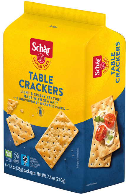 Schar Gluten Free Table Crackers - Case Of 5/7.4 Oz : Target