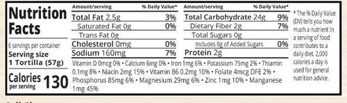 Food For Life Gluten-Free Whole Grain Brown Rice Tortillas (FROZEN)