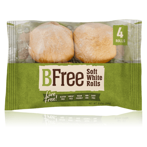 BFree Foods Vegan Soft White Rolls