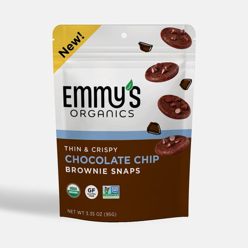 Emmy's Organics Chocolate Chip Crispy Brownie Snaps