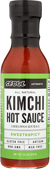 Lucky Foods Sweet & Spicy Kimchi Hot Sauce 