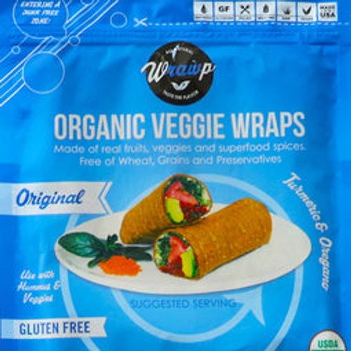 Wrawp Organic Veggie Mini Wraps, Original