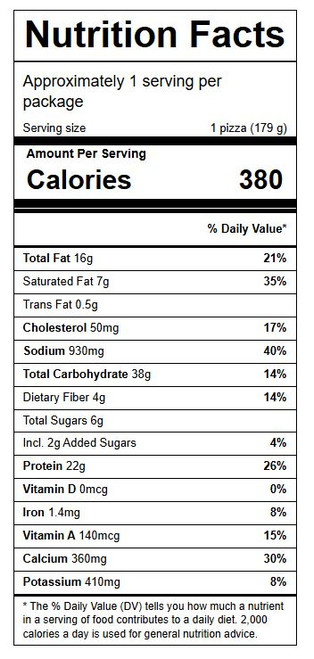 Vital Pursuit GF Cauliflower Crust Pepperoni Pizza (FROZEN)