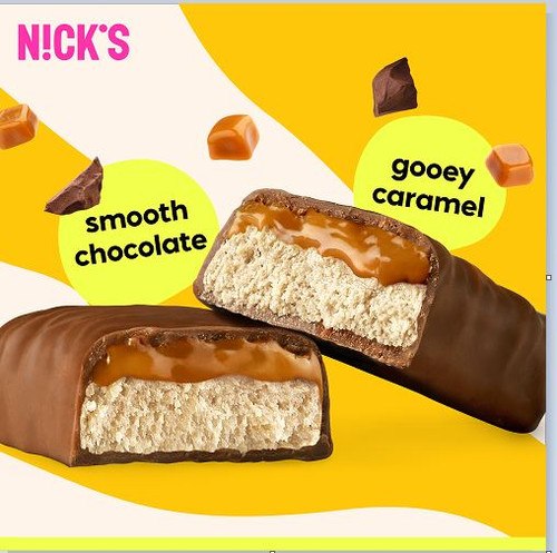 Nick's Caramel Chocolate Protein Bar