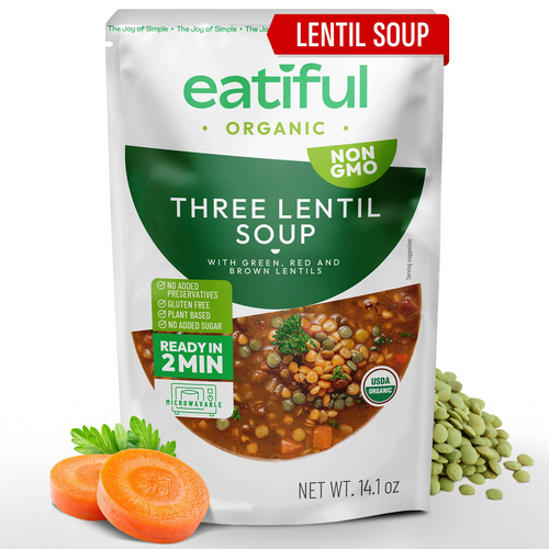 Eatiful Organic Three Lentil Soup