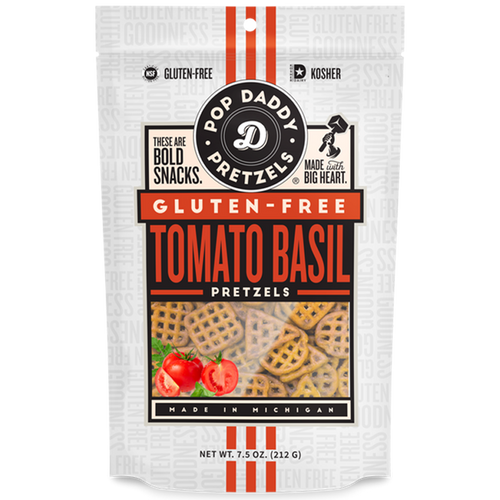 Pop Daddy GF Tomato Basil Pretzels