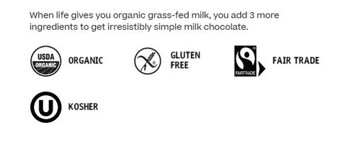 Hu GF Simple Milk Chocolate Bar