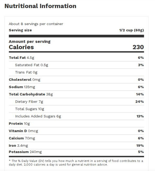 Seven Sundays GF Wildberry Protein Oats