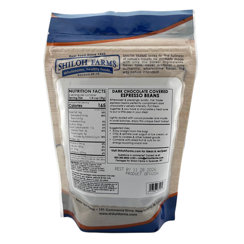 Dark Chocolate Covered Espresso Beans