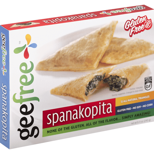 GeeFree Gluten-Free Spanakopita Triangles (FROZEN)