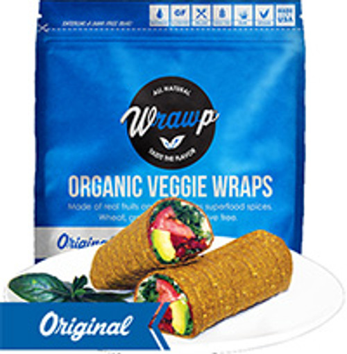 Wrawp Organic Veggie Mini Wraps, Original | The Gluten-Free Mall