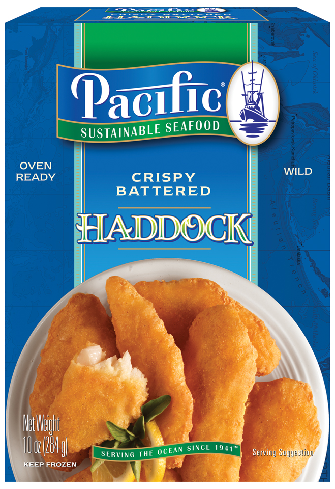 Pacific Sustainable Seafood Gluten-Free Crispy Battered Haddock (FROZEN)