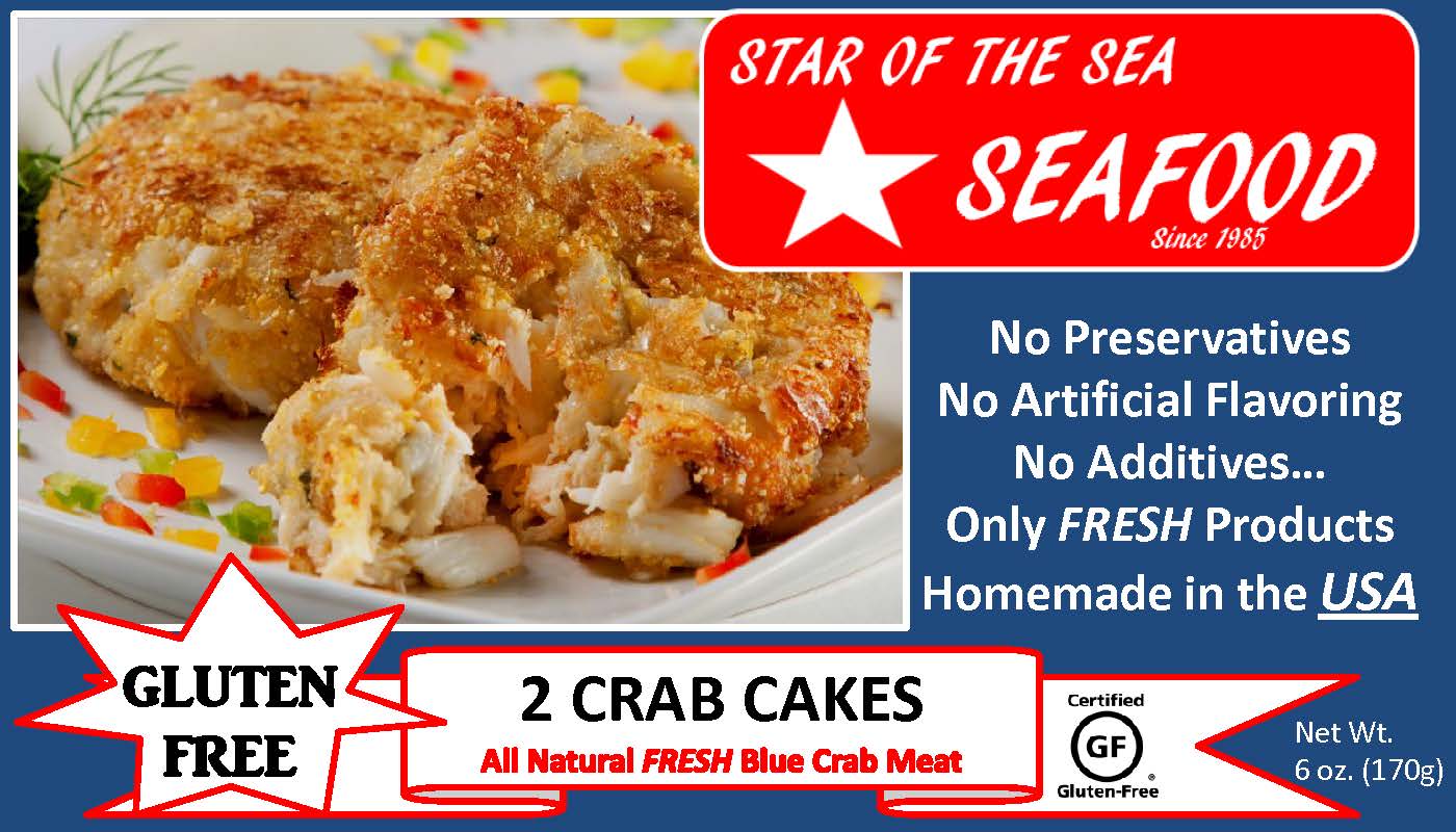 Star of the Sea Gluten-Free Crab Cakes, Gluten-Free Mall