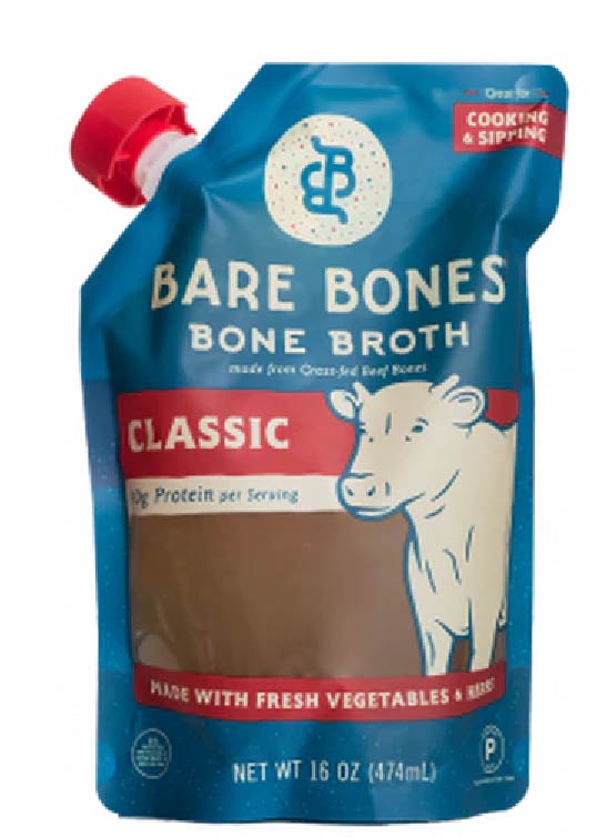 Bare Bones Grass Fed Beef Bone Broth Classic Gluten Free Mall