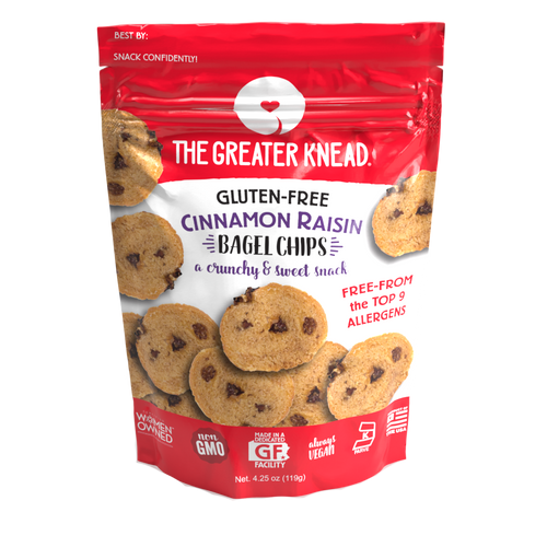 The Greater Knead Cinnamon Raisin Bagel Chips, GlutenFree Mall