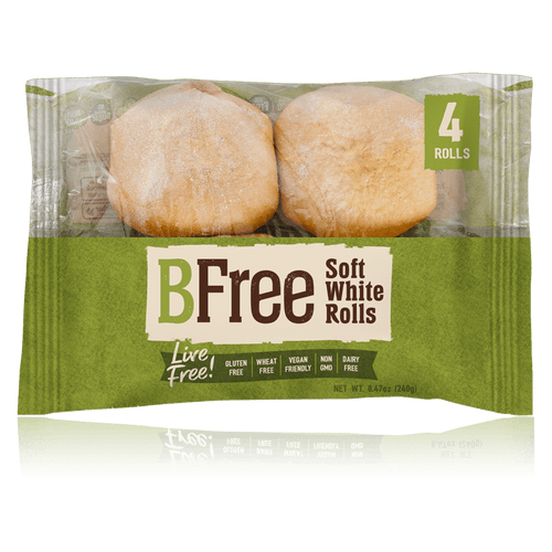 BFree Foods Vegan Soft White Rolls