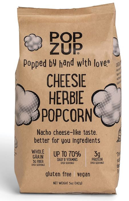 Popzup Gluten-Free Cheesie Herbie Ready To Eat Popcorn