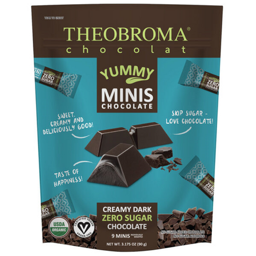 Theobroma Chocolat Zero Sugar Dark Chocolate & Coconut Minis