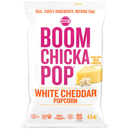 Angie's BOOMCHICKAPOP White Cheddar Popcorn, 4.5 oz. | The Gluten
