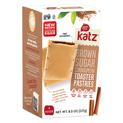 Kats Gluten Free Brown Sugar & Cinnamon Toaster Pastries, 8 oz. The
