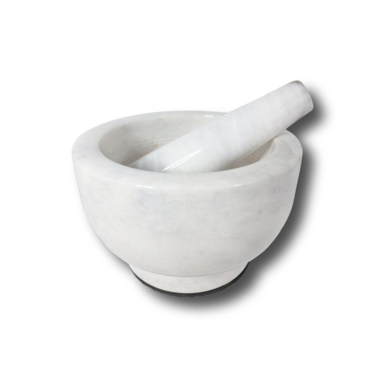 White Marble Mortar and Pestle