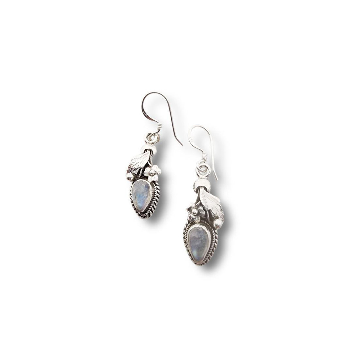 NOVICA Endless Moonlight Artisan Jewelry Sterling Silver Rainbow Moonstone  Earrings | The Animal Rescue Site