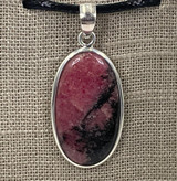 Rhodonite  Pendant .925 Silver (OC1)