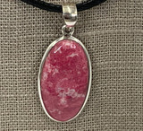 Thulite Pendant .925 Silver (OC)