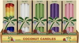 Coconut Wax Tapers 4-Pack 9"