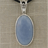 Angelite Pendant .925 Silver