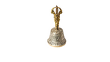 Brass Tibetan Bell Nepal, 4"