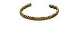 Tri-Metal Rope Cuff Bracelet